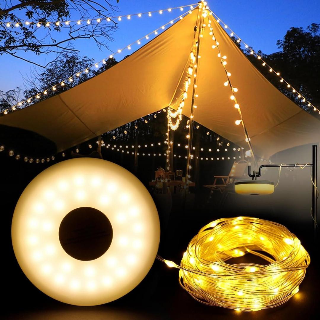 Goldseaside Portable Camping String Lights