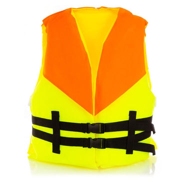 Adult and Child Life Jacket Swim Vest with Whistle and Adjustable Belts - 43 x 46cm